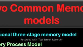 memory models/Models of memory