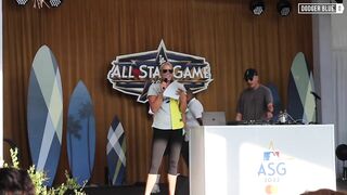 2022 All-Star Celebrity Softball Game: Bad Bunny & Jennie Finch introduce teams