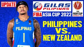 GILAS PILIPINAS vs NEW ZEALAND Mens 5x5 Basketball Game Schedule Today July 17, 2022 | Fiba Asia Cup