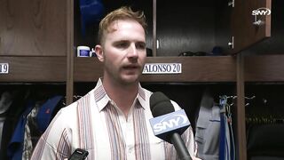 Pete Alonso on 'grinding through both games of doubleheader sweep, Max Scherzer leadership