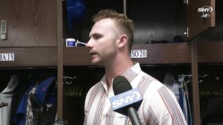 Pete Alonso on 'grinding through both games of doubleheader sweep, Max Scherzer leadership