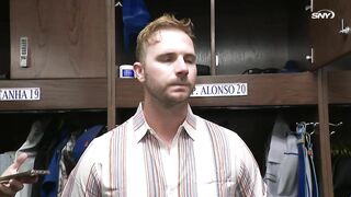 Pete Alonso on 'grinding through both games of doubleheader sweep, Max Scherzer leadership