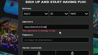 roblox is allowing swear words in usernames AGAIN