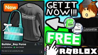 FREE ACCESSORIES! HOW TO GET Klossette x Builder_Boy Purse & Klossette Oversized Sweater! (ROBLOX)