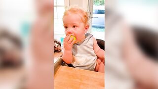 Funny Baby Loves Food - Babies Eating Compilation #3