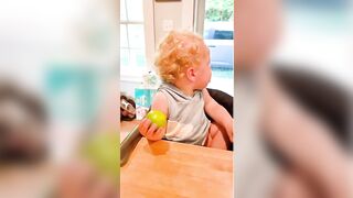 Funny Baby Loves Food - Babies Eating Compilation #3