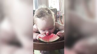 Funny Baby Loves Food - Babies Eating Compilation #3