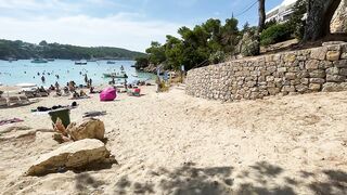 IBIZA Beach Summer - IBIZA SPAIN Beach Summer Holiday In Island Life Walking 4K