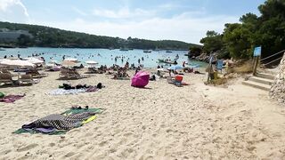 IBIZA Beach Summer - IBIZA SPAIN Beach Summer Holiday In Island Life Walking 4K