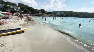 IBIZA Beach Summer - IBIZA SPAIN Beach Summer Holiday In Island Life Walking 4K