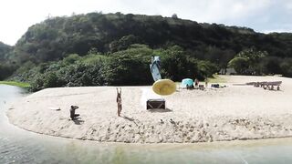 SLIP ‘N’ SLIDE OF DEATH v.s GIRLS IN BIKINIS! (HAWAII)