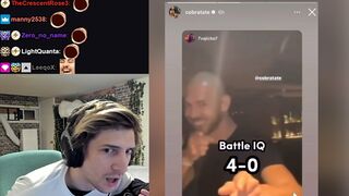 xQc reacts to Andrew Tate's Instagram