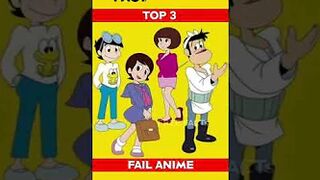 Top 3 anime fail in india | flop anime #shorts #freefacts #doraemon