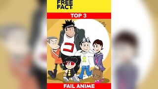 Top 3 anime fail in india | flop anime #shorts #freefacts #doraemon