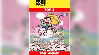 Top 3 anime fail in india | flop anime #shorts #freefacts #doraemon