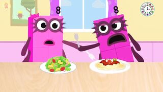 Numberblocks Steals Food from Octoblock on a Date Night | Funny Memes - Numberblocks Story