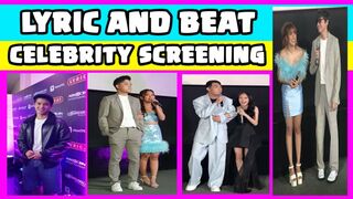 LYRIC AND BEAT CELEBRITY SCREENING RED CARPET HAPPENING NOW AT TRINOMA MALL JULY 18, 2022