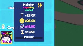 ???? Hatched 1 in 20,000,000,000 ????Shiny Melaken???? SUPER SECRET PET! (Roblox Mining Simulator 2)