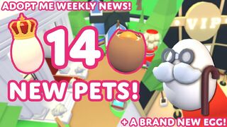 ????14 BRAND NEW PETS ARRIVE IN ADOPT ME! ????+ A New Retired Egg & Jesse Got An Award ????