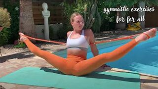 split exercises - for all. daily stretching to stretch splits. Contortion Flexibility and Gymnastics