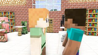 Minecraft MEME Compilation Monster School! Steve i'm Stuck - ALL EPISODES