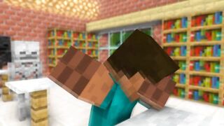 Minecraft MEME Compilation Monster School! Steve i'm Stuck - ALL EPISODES