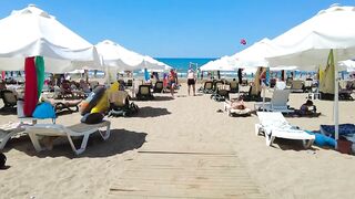 ANTALYA SIDE Beach walk #TURKIYE #turkey #side #beach #antalya