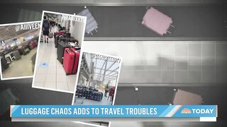 Luggage Chaos Adds To Travel Troubles Across The World