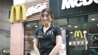 Rashmika Secret Delivery | Celebrity Meal | Rashmika's Meal - McDonald's India | Telugu Tonic