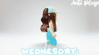 How FAST the days of the WEEK go- ???????? - Roblox