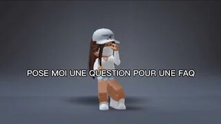 FAQ bientôt ???????? #roblox