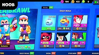 NOOB vs PRO vs HACKER ???? - Brawl Stars