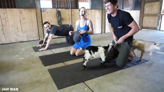 We tried Goat Yoga! ????