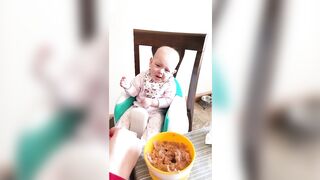 Funny Baby Loves Food - Babies Eating Compilation #6