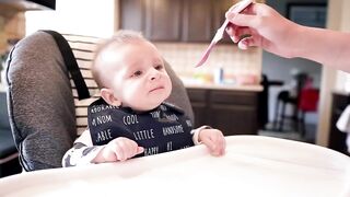 Funny Baby Loves Food - Babies Eating Compilation #6