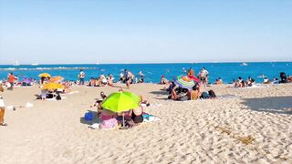 Barcelona beach walk/ beach Sant Miquel ????walking Spain best beaches