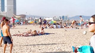 Barcelona beach walk/ beach Sant Miquel ????walking Spain best beaches