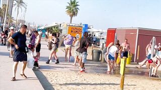 Barcelona beach walk/ beach Sant Miquel ????walking Spain best beaches