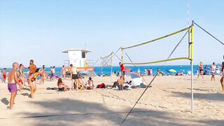 Barcelona beach walk/ beach Sant Miquel ????walking Spain best beaches