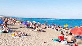 Barcelona beach walk/ beach Sant Miquel ????walking Spain best beaches