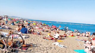 Barcelona beach walk/ beach Sant Miquel ????walking Spain best beaches