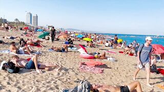 Barcelona beach walk/ beach Sant Miquel ????walking Spain best beaches