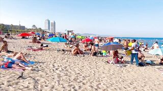 Barcelona beach walk/ beach Sant Miquel ????walking Spain best beaches