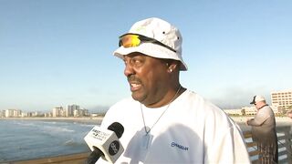 The first fish caught off the new Jacksonville Beach Pier