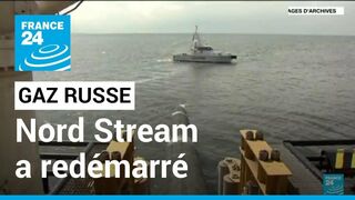 Gaz russe : Nord Stream a redémarré après la maintenance • FRANCE 24