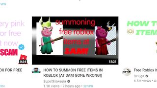 "Free" Items In Roblox