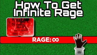 How To Get Infinite Rage With The Rage Glove | Slap Battles Roblox