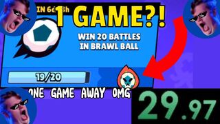 Speedrunning BURNING BALLS pin in Brawl Stars ANY% ????