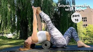 stretching for everyone. circus gymnastics. workout splits. Part 10