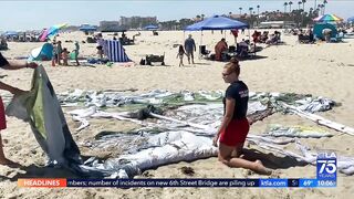 Plane crashes into ocean off Huntington Beach